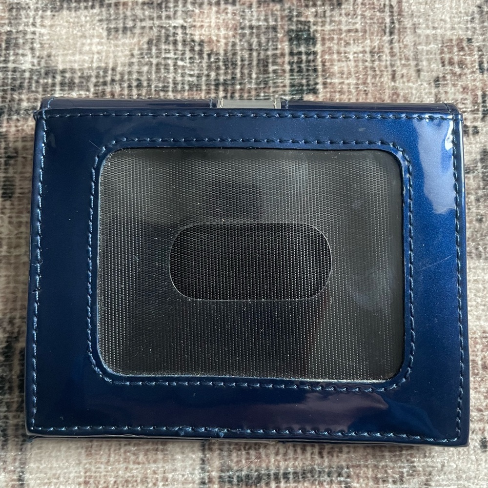 Beijo Navy and Gray Card Holder - Picture 2 of 3